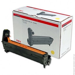 OKI C5100 / 5200 / C5300 / 5400 Yellow drum Желтый фотобарабан (драм-картридж) (42126605), (17K)