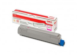 OKI C8600 / C8800 Magenta toner Розовый тонер-картридж (43487710, 43487722), (6K)