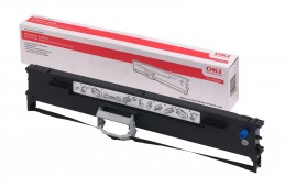 OKI ML6300 Flatbed Black Nylon Ribbon Черная красящая лента (43503601, 43503602) (4 млн. знаков)