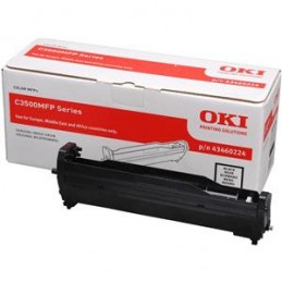 OKI C3520 MFP / C3530 MFP / MC350 / MC360 Black drum Чёрный фотобарабан (драм-картридж) (43460224), (15K)
