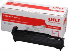 OKI C3520 MFP / C3530 MFP / MC350 / MC360 Magenta drum Розовый фотобарабан (драм-картридж) (43460222), (15K)