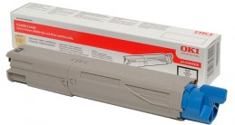 OKI C3300n / C3400n / C3450n / C3600n Black toner Черный тонер-картридж повышенной емкости (43459348, 43459332), (2,5K)