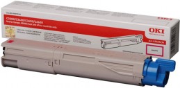 OKI C3300n / C3400n / C3450n / C3600n Magenta toner Розовый тонер-картридж (43459442, 43459434), (1,5K)
