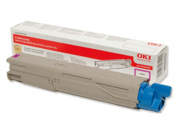 OKI C3300n / C3400n / C3450n / C3600n Magenta toner Розовый тонер-картридж повышенной емкости (43459346, 43459330), (2,5K)
