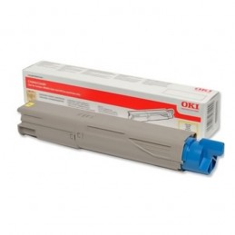 OKI C3300n / C3400n / C3450n / C3600n Yellow toner Желтый тонер-картридж повышенной емкости (43459345, 43459329), (2,5K)