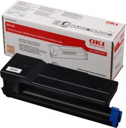 OKI B440 Black toner Черный тонер-картридж (43979212, 43979207), (10K)