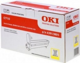 OKI C710 Yellow drum Желтый фотобарабан (драм-картридж) (43913805), (20K)