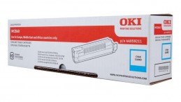 OKI MC860 Cyan Toner Голубой тонер-картридж (44059211, 44059227), (10K)