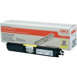 OKI C110 / C130n / MC160 Yellow toner Желтый тонер-картридж (44250717, 44250725), (1,5K)
