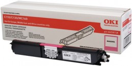 OKI C110 / C130n / MC160 Magenta toner Розовый тонер-картридж (44250718, 44250726), (1,5K)