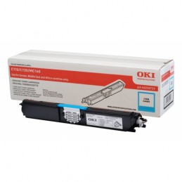 OKI C110 / C130n / MC160 Cyan toner Голубой тонер-картридж повышенной емкости (44250723, 44250731), (2,5K)