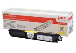 OKI C110 / C130n / MC160 Yellow toner Желтый тонер-картридж повышенной емкости (44250721, 44250729), (2,5K)