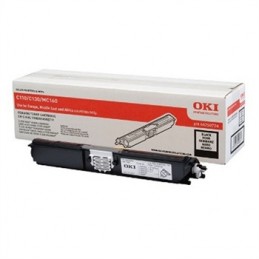 OKI C110 / C130 / MC160n Black toner Черный тонер-картридж повышенной емкости (44250724, 44250732), (2,5K)
