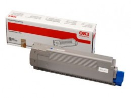 OKI C801n / C821n Cyan Toner Голубой тонер-картридж (44643003, 44643007), (7,3K)