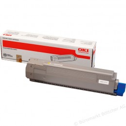 OKI C801n / C821n Yellow toner Желтый тонер-картридж (44643001, 44643005), (7,3K)