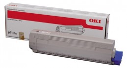 OKI C822n Black toner Черный тонер-картридж (44844616, 44844628), (7K)