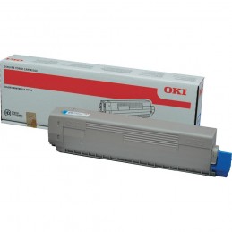 OKI C831n / C831dn / C831cdtn / C841n / C841dn / C841cdtn Cyan Toner Голубой тонер-картридж (44844519, 44844507), (10K)