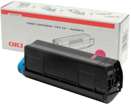 OKI C5100 / 5200 / C5300 / 5400 Magenta toner Розовый тонер-картридж (42127489, 42127406), (5K)