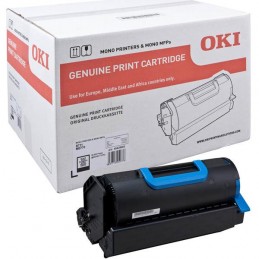 OKI B731dnw / MB770dnfax / MB770dfnfax Black toner Черный тонер-картридж повышенной емкости (45439002), (36K)