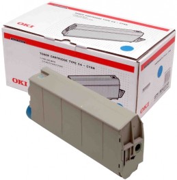 OKI C7100 / C7300 / C7350 / 7500 Cyan Toner Голубой тонер-картридж (41963007, 41963085), (10K)