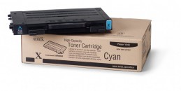 Xerox Phaser 6100 High Capacity Cyan Toner Cartridge Голубой тонер-картридж повышенной емкости (106R00680), (5K)
