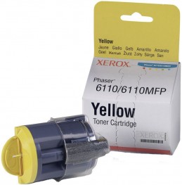 Xerox Phaser 6110 / 6110MFP Yellow Toner Cartridge Желтый тонер-картридж (106R01204), (1K)