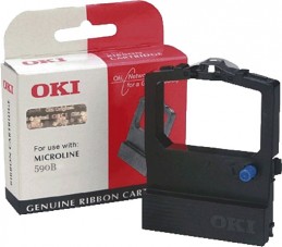 OKI ML590B / 591B Black Nylon Ribbon Черная красящая лента (9002316, 1108802) (4 млн. знаков)