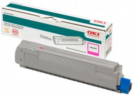 OKI MC853 / MC873 / MC883 Magenta toner Розовый тонер-картридж (45862838, 45862850), (7,3K)