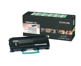 Lexmark X264dn / X363dn / X364dn / X364dw High Yield Return Program Toner Cartridge Картридж с тонером высокой емкости (X264H11G), (9K)
