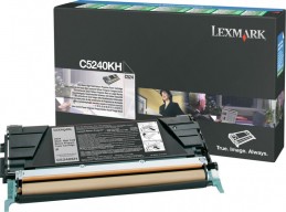 Lexmark C524 / C534 Black High Yield Return Program Toner Cartridge Черный Картридж с тонером высокой емкости (C5240KH), (8K)