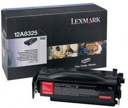 Lexmark T430 Black High Yield Toner Cartridge Черный Картридж с тонером (12A8325), (12K)
