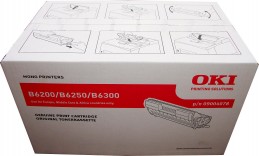 OKI B6200 / B6250 / B6300 Black toner Черный тонер-картридж (09004078), (11K)