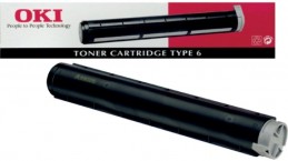 OKI 6W / 8W / 8p / OKIFAX 4500 series / OKIOFFICE 84 / 87 (TONER-TYPE 6) Black toner Черный тонер-картридж (01107201, 00079801), (1,5K)