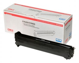 OKI C9600 / C9650 / C9655 / C9800 / C9850 / C9800MFP / C9850MFP / C9800GA / C9800GA MFP Cyan drum Голубой фотобарабан (драм-картридж) (42918107), (30K)