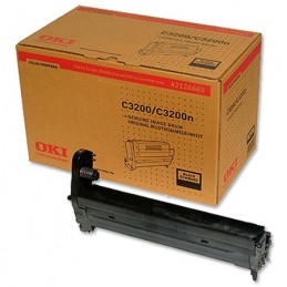 OKI C3200 / C3200n Black drum Чёрный фотобарабан (драм-картридж) (42126665), (14K)