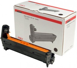 OKI C5100 / 5200 / C5300 / 5400 Black drum Чёрный фотобарабан (драм-картридж) (42126608), (17K)