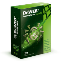 Dr. Web® Security Space, картонная упаковка, на 12 месяцев, на 2 ПК