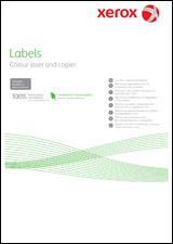 Xerox Наклейки для цветных лазерных принтеров и копиров на базе бумаги Colotech ( Colotech Labels A4 14 Up ) (003R93875)