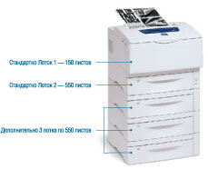Xerox Phaser 5335 c дополнительными лотками 550 листов
