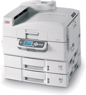Цветной лазерный принтер OKI C9600 с дополнительным лотком для бумаги