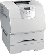 Монохромный лазерный принтер Lexmark T644 с дополнительным лотком подачи бумаги