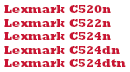 Семейство принтеров LEXMARK C52X