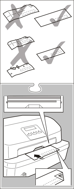 загрузка документов в принтер Olivetti PR2 Plus