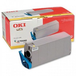 OKI C7200 / 7400 Yellow toner Желтый тонер-картридж (41304209, 41304285), (10K)