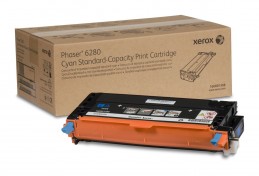 Xerox Phaser 6280 Standard Capacity Cyan Print Cartridge Голубой тонер-картридж (106R01388), (2,2K)