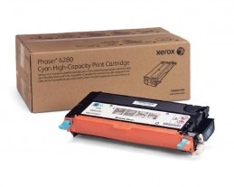 Xerox Phaser 6280 High Capacity Cyan Print Cartridge Голубой тонер-картридж повышенной емкости (106R01400), (5,9K)