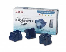 Xerox Phaser 8560N / 8560MFP Cyan Ink Cartridge (3 sticks) Голубой твердочернильный картридж