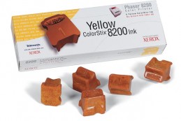 Xerox Phaser 8200 Yellow ColorStix ink sticks (5 sticks) Желтый твердочернильный картридж