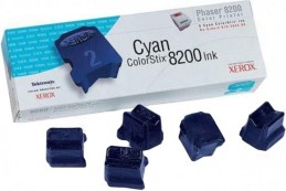 Xerox Phaser 8200 Cyan ColorStix ink sticks (5 sticks) Голубой твердочернильный картридж