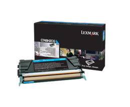 Lexmark C748e / C748de / C748dte Cyan High Yield Toner Cartridge Голубой Картридж с тонером высокой емкости (C748H2CG), (10K)